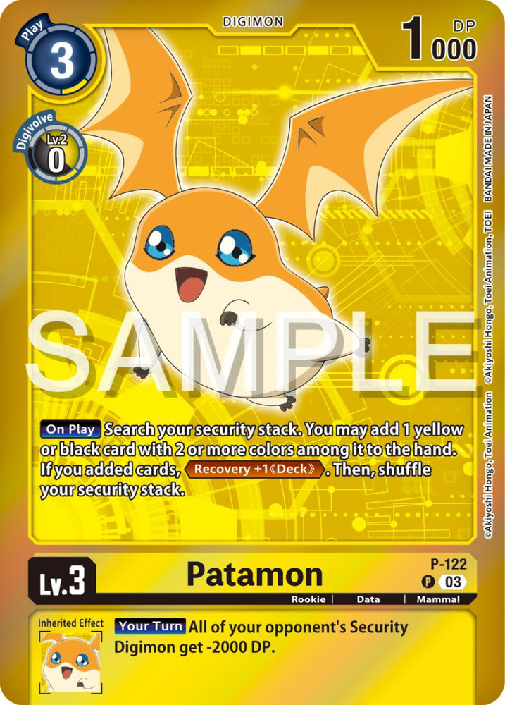 Patamon [P-122] (Digimon Adventure Box 2024) [Promotional Cards] 