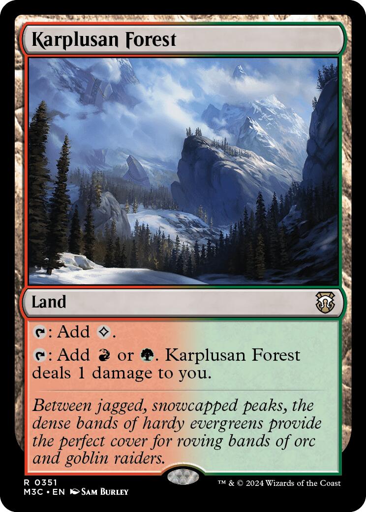 Karplusan Forest [Modern Horizons 3 Commander] 