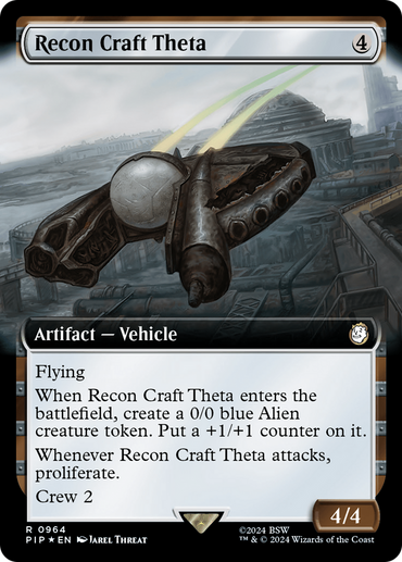 Recon Craft Theta (Extended Art) (Surge Foil) [Fallout] 