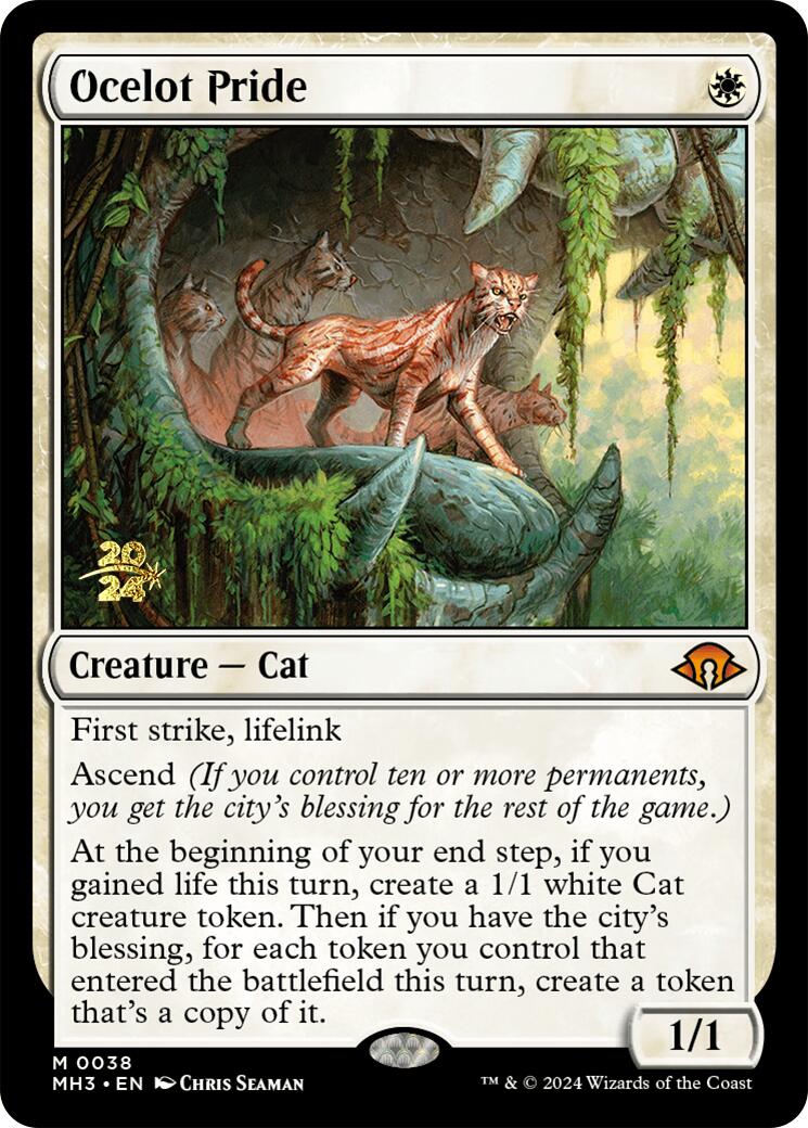 Ocelot Pride [Modern Horizons 3 Prerelease Promos] 