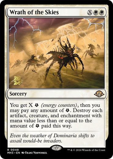 Wrath of the Skies [Modern Horizons 3 Prerelease Promos] 