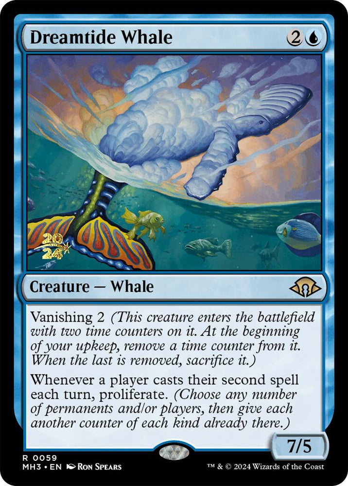 Dreamtide Whale [Modern Horizons 3 Prerelease Promos] 