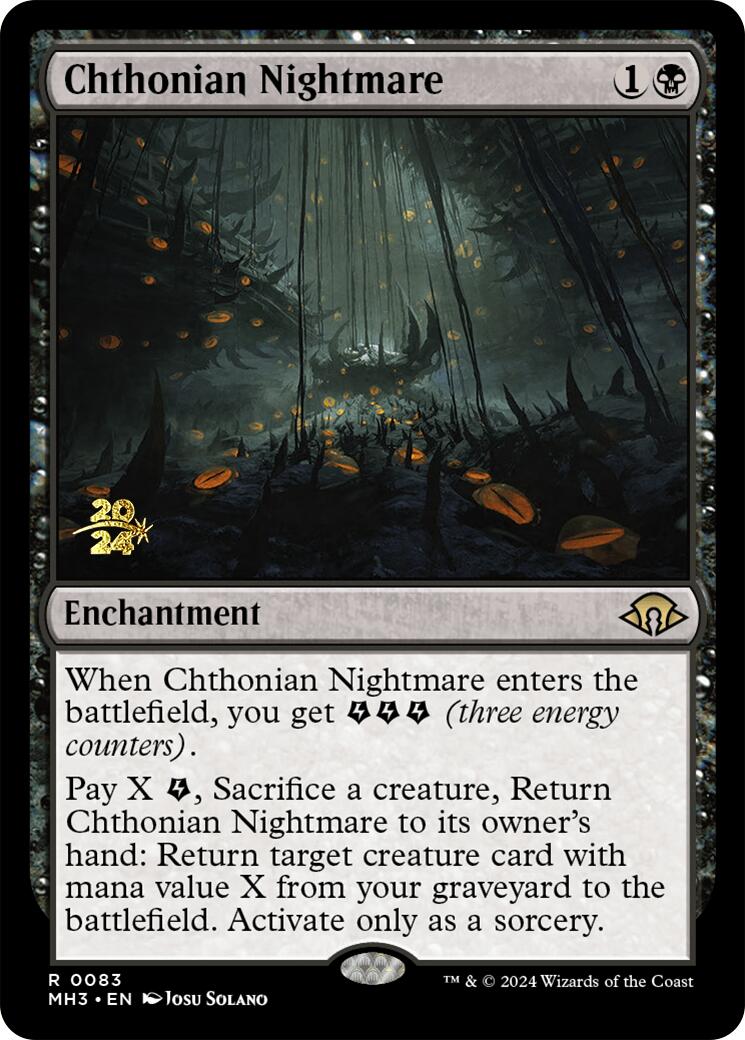 Chthonian Nightmare [Modern Horizons 3 Prerelease Promos] 