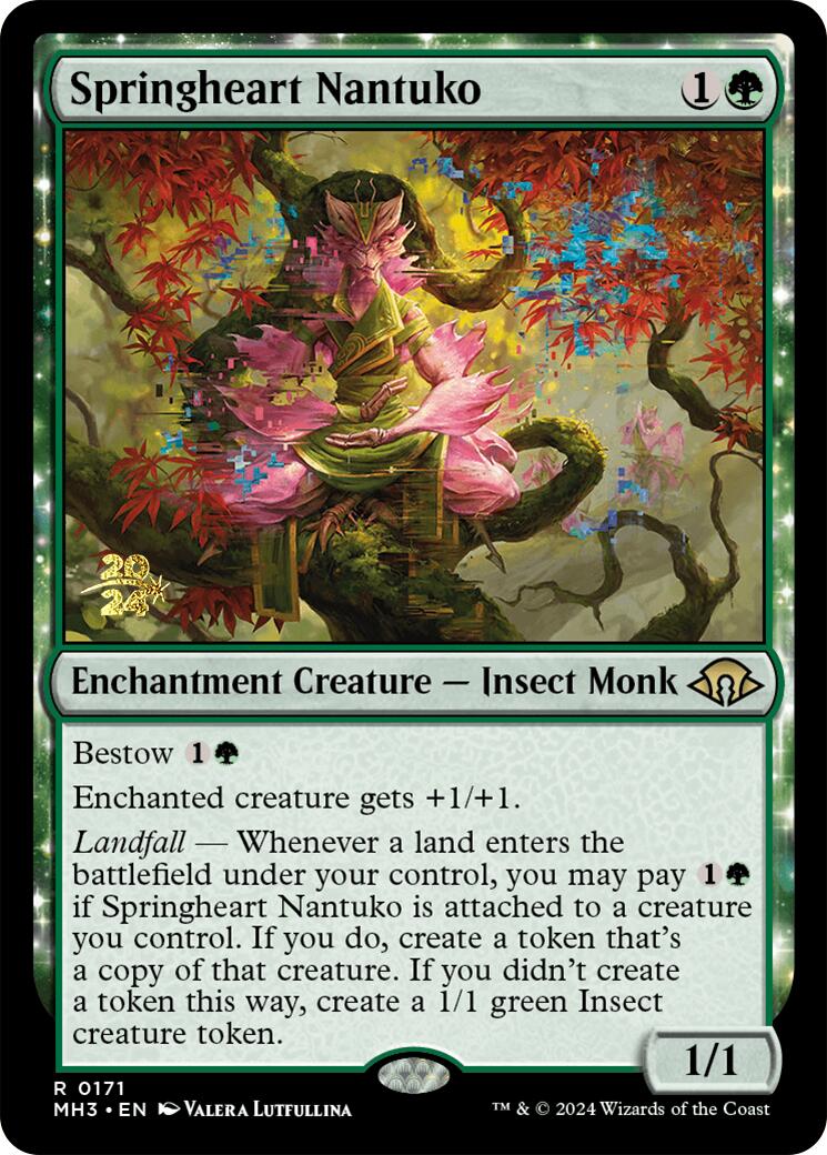 Springheart Nantuko [Modern Horizons 3 Prerelease Promos] 