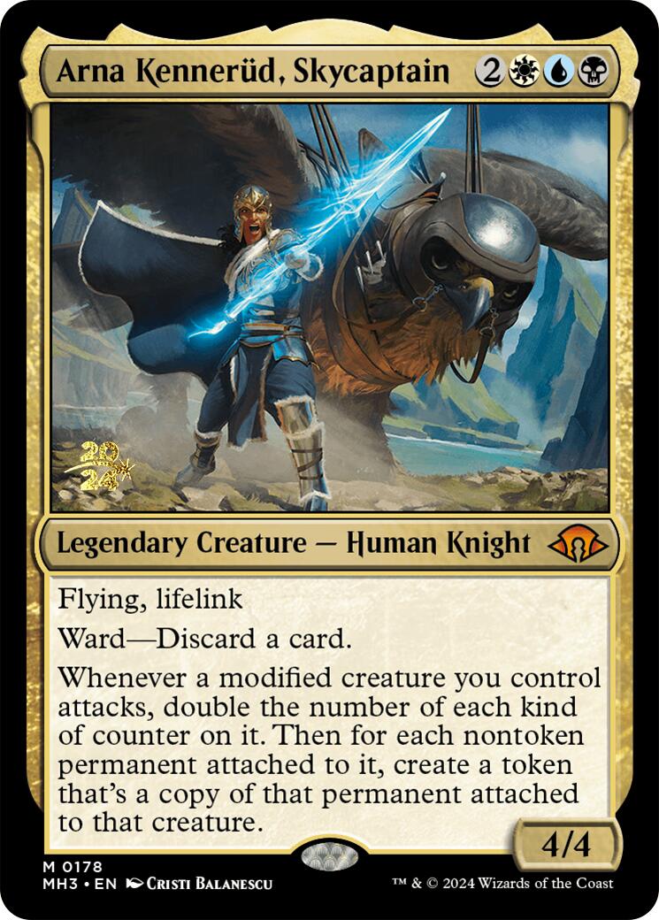 Arna Kennerud, Skycaptain [Modern Horizons 3 Prerelease Promos] 