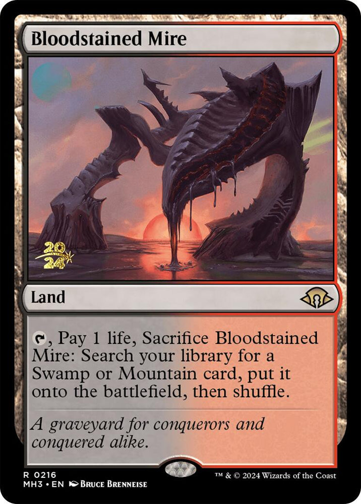 Bloodstained Mire [Modern Horizons 3 Prerelease Promos] 