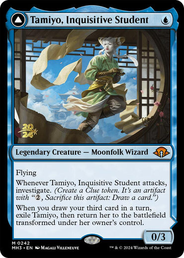 Tamiyo, Inquisitive Student [Modern Horizons 3 Prerelease Promos] 