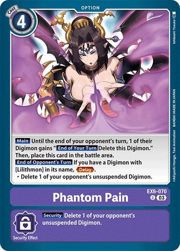 Phantom Pain [EX6-070] [Infernal Ascension] 