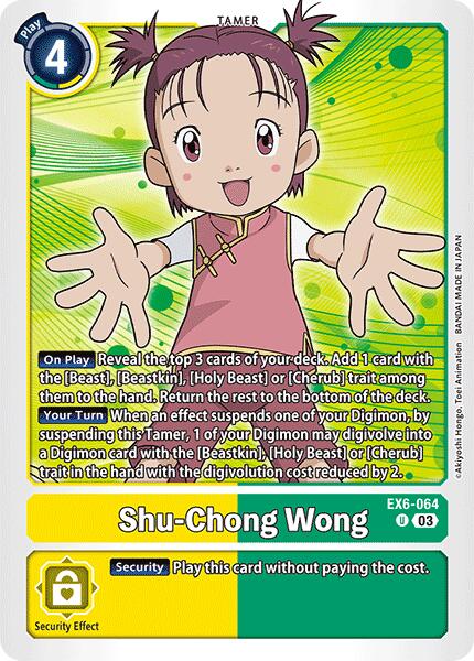 Shu-Chong Wong [EX6-064] [Infernal Ascension] 