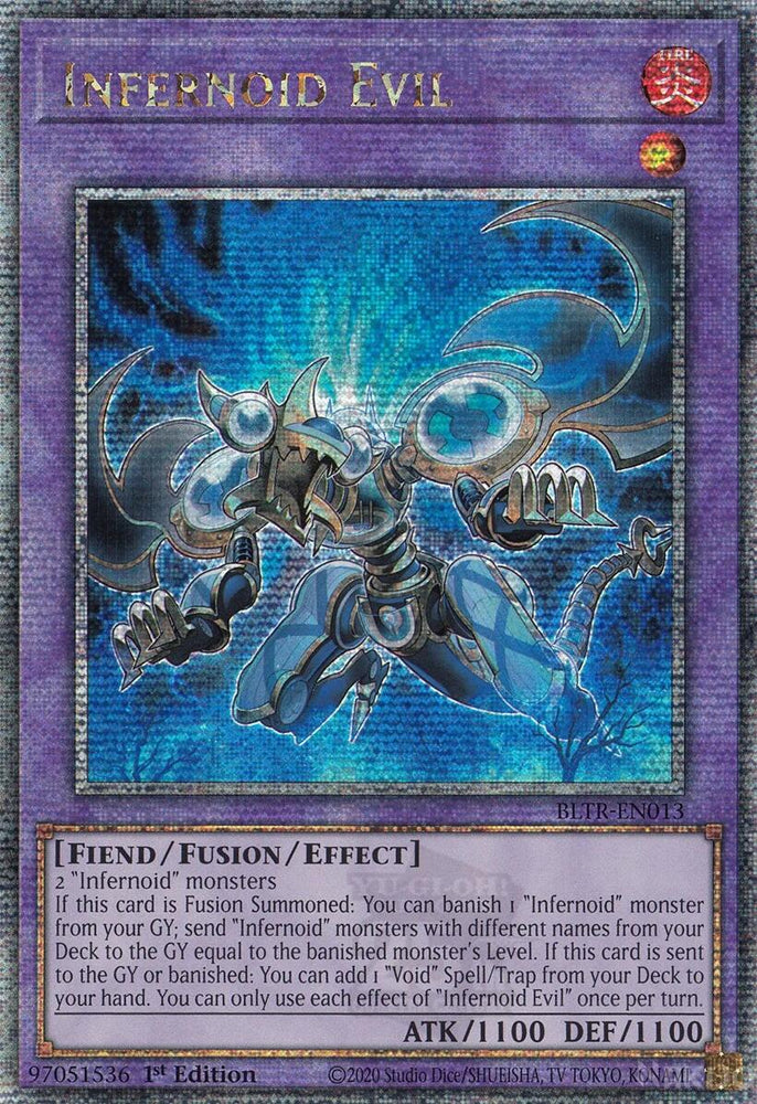 Infernoid Evil (Quarter Century Secret Rare) [BLTR-EN013] Quarter Century Secret Rare 