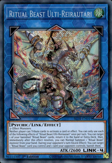 Ritual Beast Ulti-Reirautari [BLTR-EN019] Secret Rare 