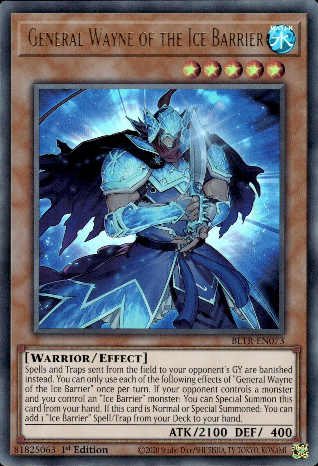 General Wayne of the Ice Barrier [BLTR-EN073] Ultra Rare 