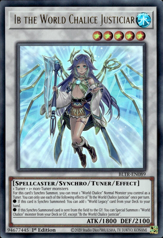 Ib the World Chalice Justiciar [BLTR-EN089] Ultra Rare 