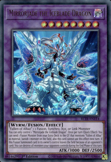 Mirrorjade the Iceblade Dragon [BLTR-EN114] Ultra Rare 
