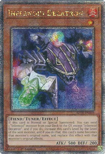 Infernoid Decatron (Quarter Century Secret Rare) [BLTR-EN069] Quarter Century Secret Rare 