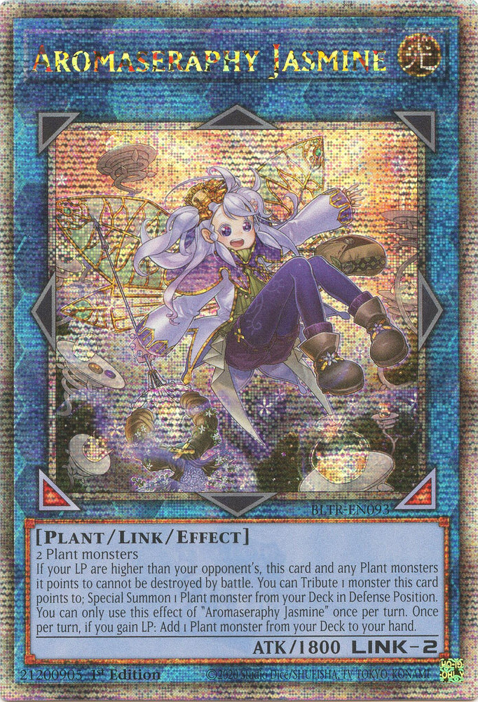 Aromaseraphy Jasmine (Quarter Century Secret Rare) [BLTR-EN093] Quarter Century Secret Rare 