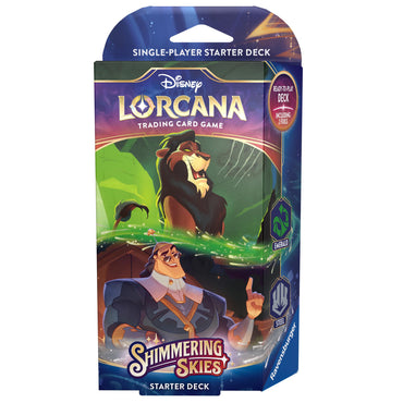 Preorden | Disney Lorcana: Shimmering Skies - Starter Deck (Emerald & Steel)