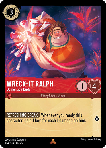 Wreck-It Ralph - Demolition Dude (104/204) [Shimmering Skies] 