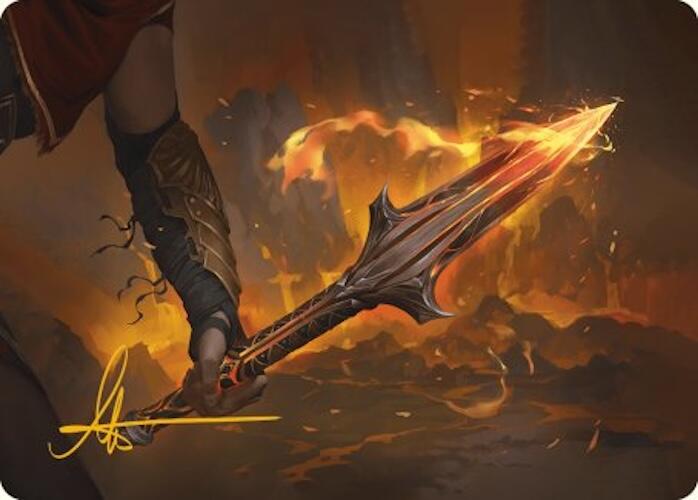 The Spear of Leonidas Art Card (Gold-Stamped Signature) [Assassin's Creed Art Series] 