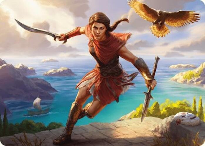 Kassandra, Eagle Bearer Art Card [Assassin's Creed Art Series] 