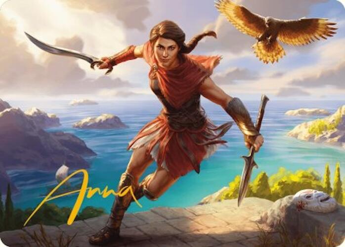 Kassandra, Eagle Bearer Art Card (Gold-Stamped Signature) [Assassin's Creed Art Series] 