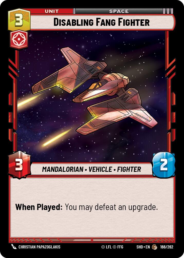 Disabling Fang Fighter (166/262) [Shadows of the Galaxy] 