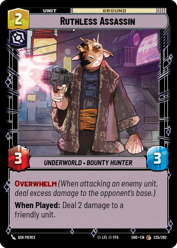 Ruthless Assassin (235/262) [Shadows of the Galaxy] 