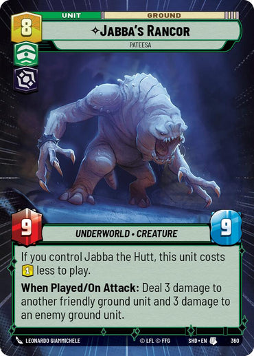 Jabba's Rancor - Pateesa (Hyperspace) (360) [Shadows of the Galaxy] 