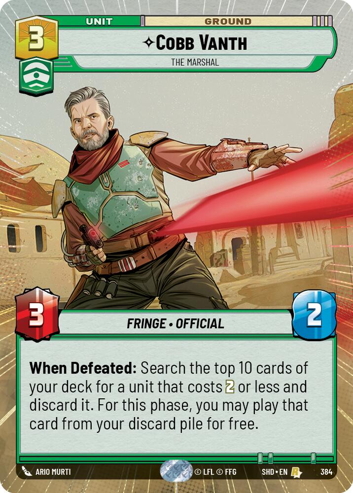 Cobb Vanth - The Marshal (Hyperspace) (384) [Shadows of the Galaxy] 