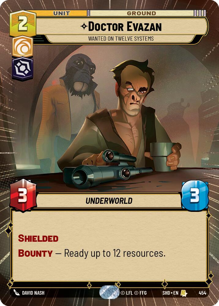 Doctor Evazan - Wanted on Twelve Systems (Hyperspace) (454) [Shadows of the Galaxy] 