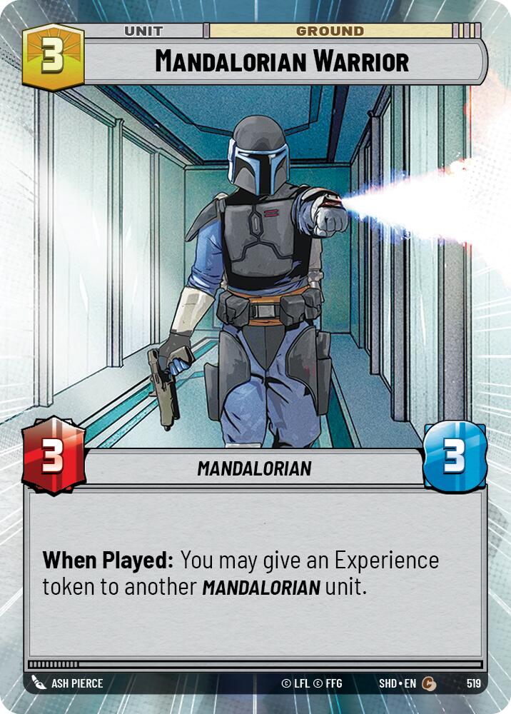 Mandalorian Warrior (Hyperspace) (519) [Shadows of the Galaxy] 