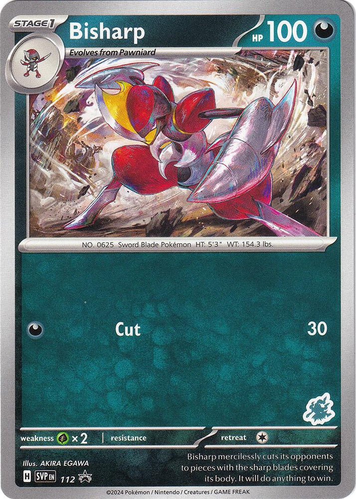 Bisharp (112) (Darkrai Deck) [Battle Academy 2024] 