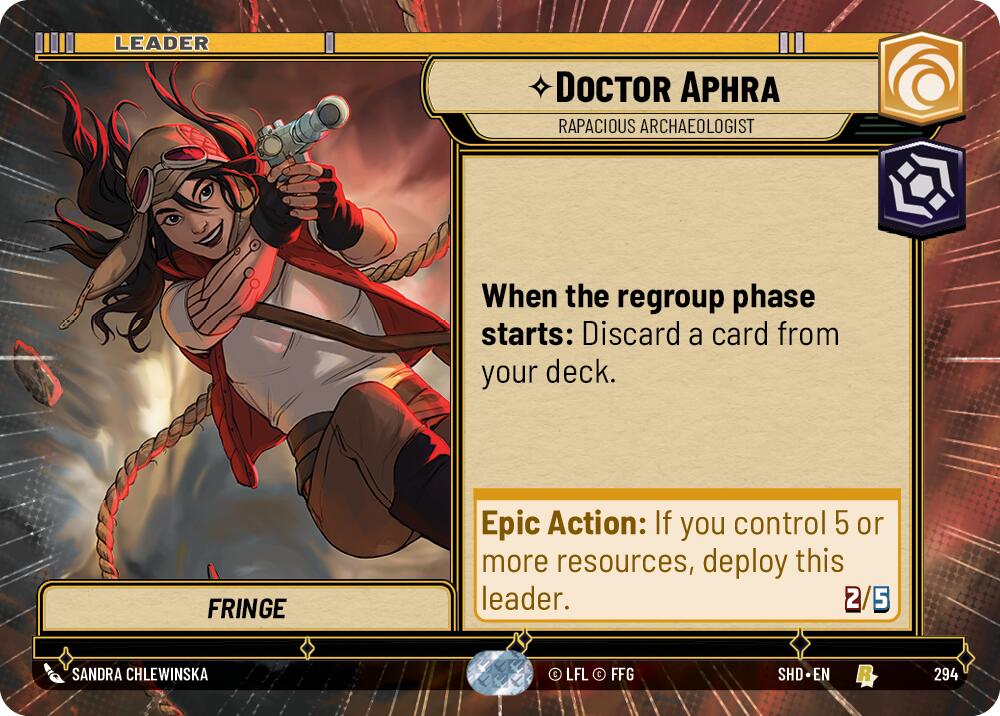 Doctor Aphra - Rapacious Archaeologist (Hyperspace) (294) [Shadows of the Galaxy] 