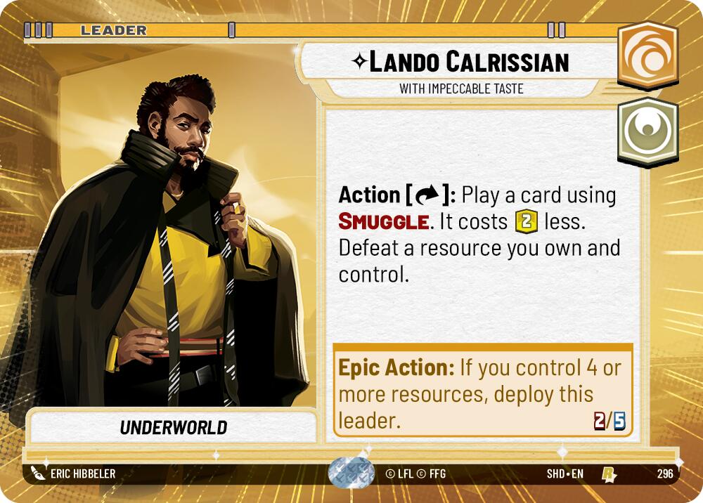 Lando Calrissian - With Impeccable Taste (Hyperspace) (296) [Shadows of the Galaxy] 