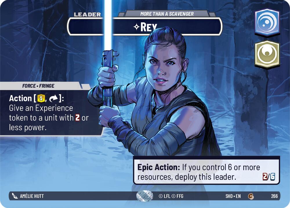 Rey - More Than a Scavenger (Showcase) (266) [Shadows of the Galaxy] 