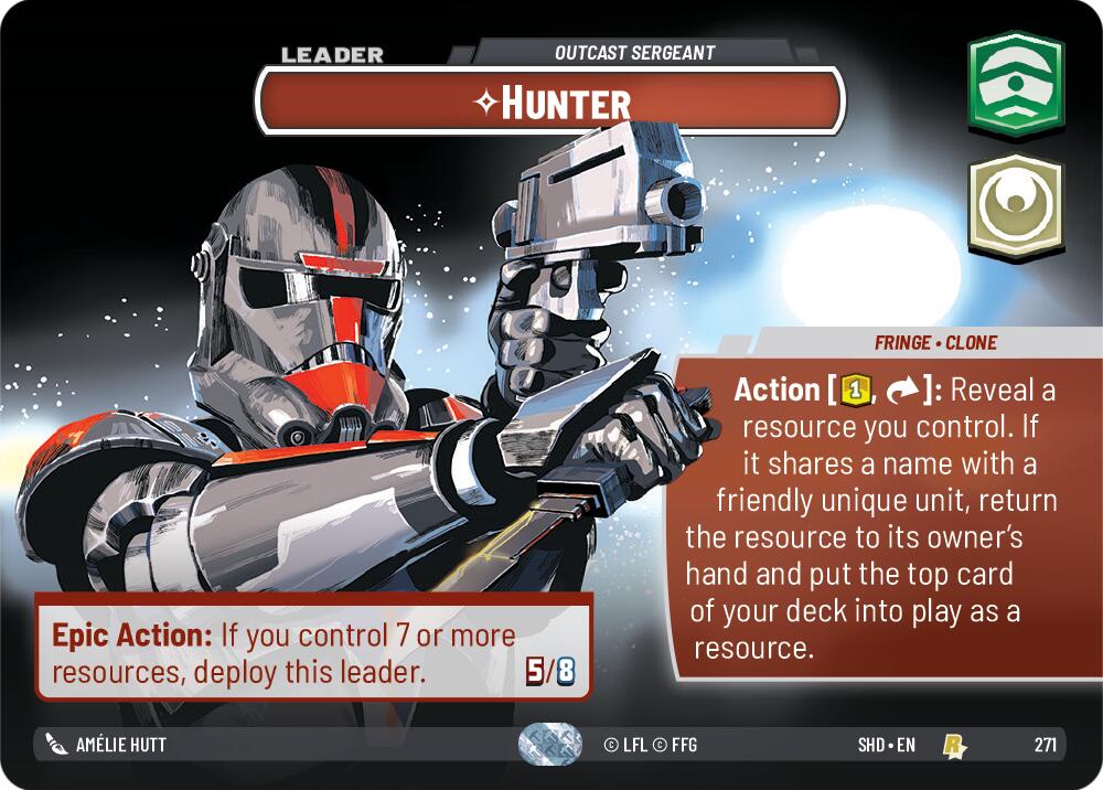 Hunter - Outcast Sergeant (Showcase) (271) [Shadows of the Galaxy] 