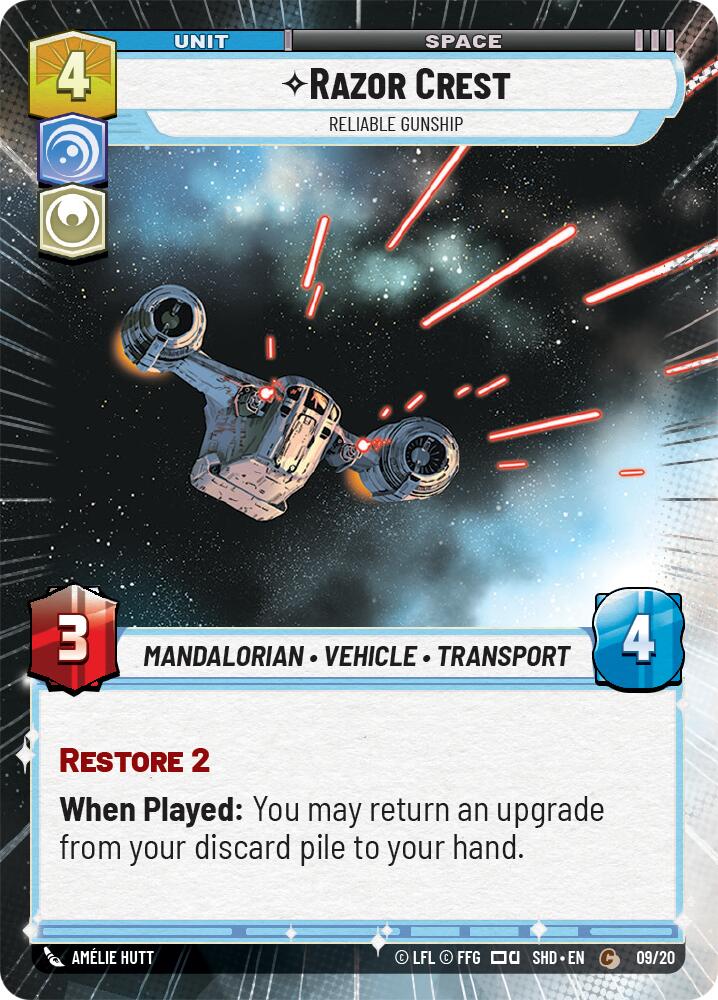 Razor Crest - Reliable Gunship (Hyperspace) (09/20) [Shadows of the Galaxy: Weekly Play] 