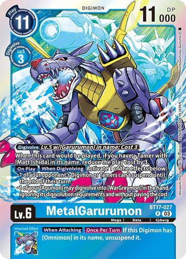 MetalGarurumon [BT17-027] [Secret Crisis]