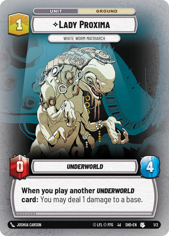 Lady Proxima - White Worm Matriarch (1/2) [Store Showdown Promos] 