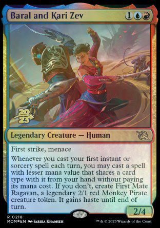 Baral and Kari Zev [March of the Machine Prerelease Promos] 