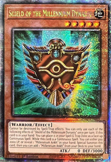 Shield of the Millennium Dynasty (Quarter Century Secret Rare) [INFO-EN003] Quarter Century Secret Rare 