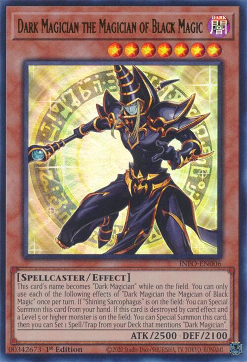 Dark Magician the Magician of Black Magic [INFO-EN006] Ultra Rare 