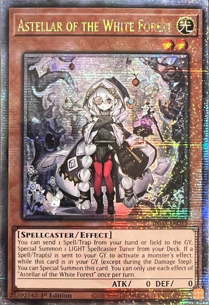 Astellar of the White Forest (Quarter Century Secret Rare) [INFO-EN013] Quarter Century Secret Rare 