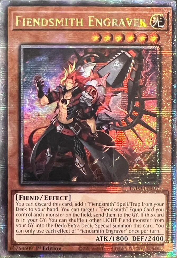 Fiendsmith Engraver (Quarter Century Secret Rare) [INFO-EN017] Quarter Century Secret Rare