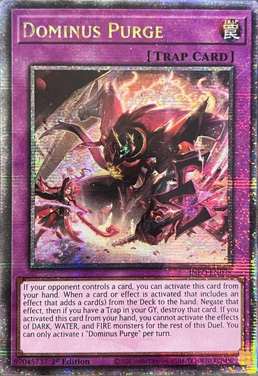 Dominus Purge (Quarter Century Secret Rare) [INFO-EN078] Quarter Century Secret Rare 