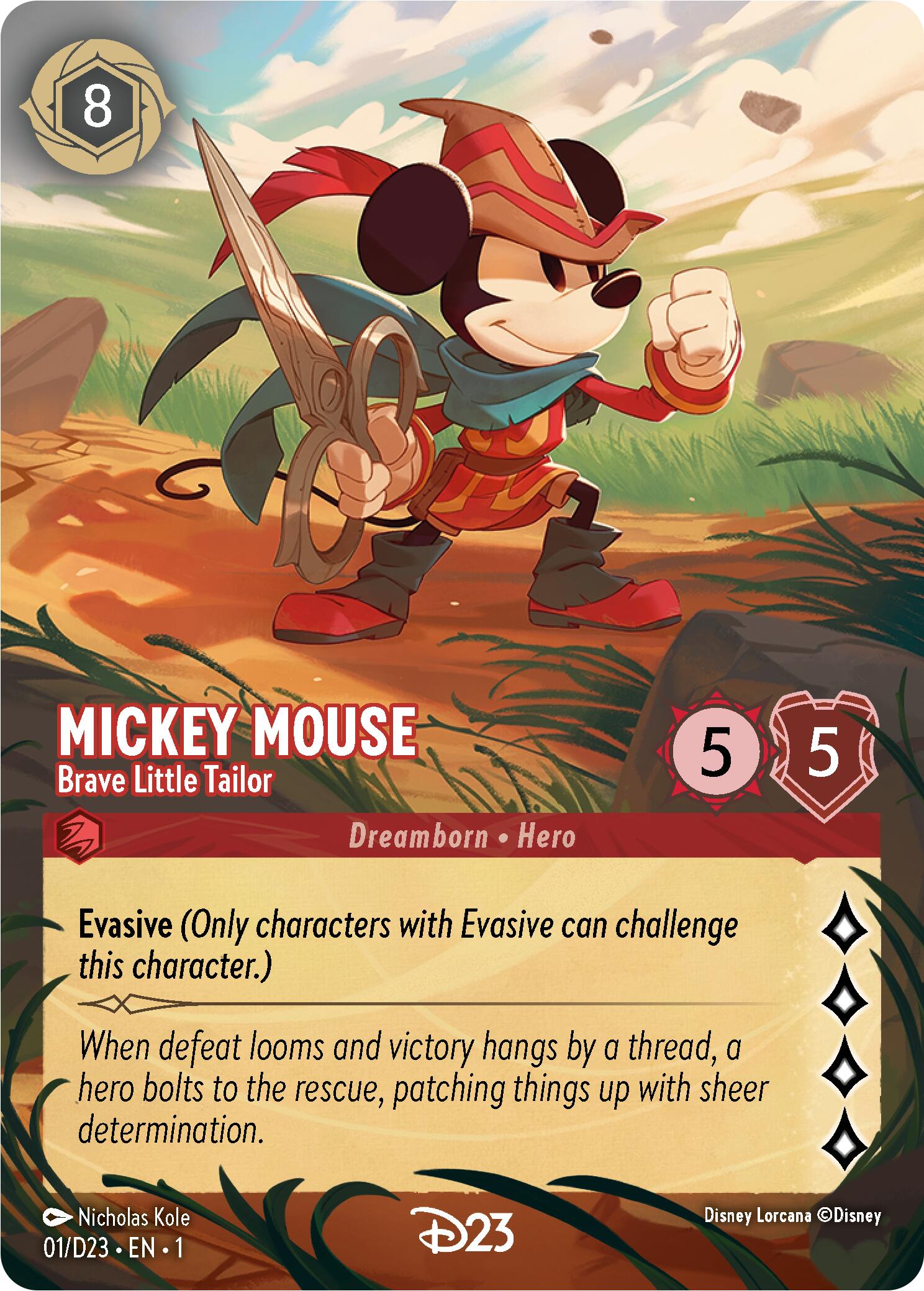 Mickey Mouse - Brave Little Tailor (Extended Art) (1) [D23 Promos] 