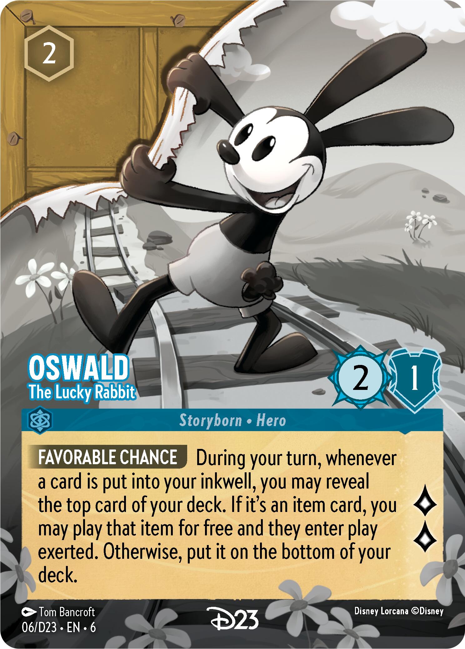 Oswald - The Lucky Rabbit (6) [D23 Promos] 