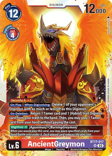 AncientGreymon [BT17-017] [Secret Crisis]