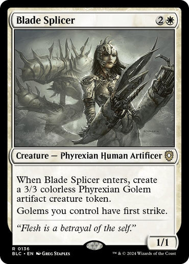 Blade Splicer [Bloomburrow Commander] 