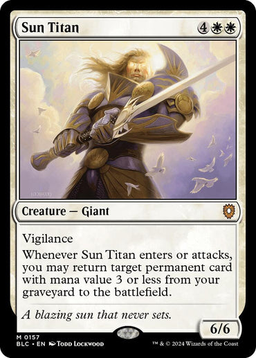 Sun Titan [Bloomburrow Commander] 